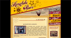 Desktop Screenshot of honolulustars.hu